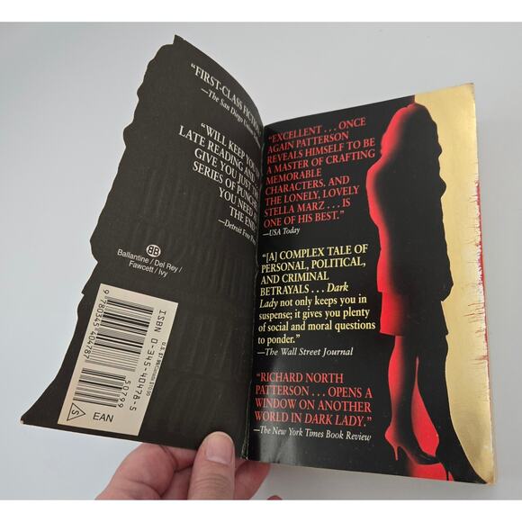 Dark Lady by Richard North Patterson Thriller Mystery Suspense - Picture 2 of 9